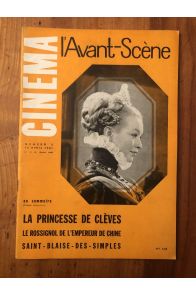 L'avant-scène cinéma N°3 La princesse de Clèves, Le rossignol de l'empereur de Chine, Saint-Blaise des Simples