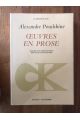 Oeuvres en prose, drames, romans, nouvelles