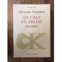 Oeuvres en prose, drames, romans, nouvelles
