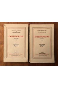 Correspondance de Jacques Rivière et Alain-Fournier 1905-1914 (2 vol) Edition originale