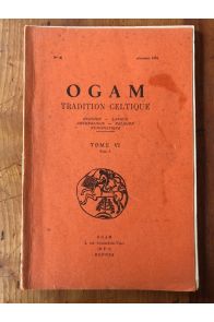 OGAM Tradition Celtique Tome VI Fasc 6, N°36, Décembre 1954