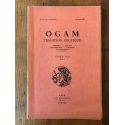 OGAM Tradition Celtique Tome VII Fasc 6, N°42, Décembre 1955