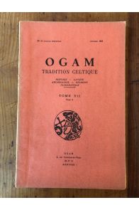 OGAM Tradition Celtique Tome VII Fasc 5, N°41, Octobre 1955