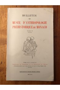 Bulletin du musée d'anthropologie préhistorique de Monaco N°19