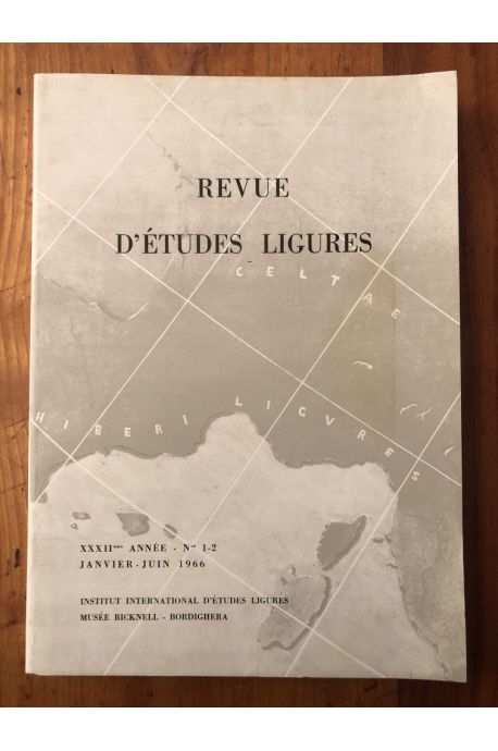 Revue d'études ligures Janvier-Juin 1966