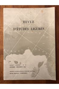 Revue d'études ligures Octobre-Décembre 1965