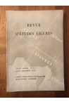 Revue d'études ligures Avril-Décembre 1956