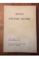 Revue d'études ligures Janvier-Décembre 1964