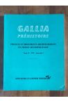 Gallia Préhistoire Fouilles et Monuments archéologiques en France Métropolitaine Tome 15 fascicule 1, 1972