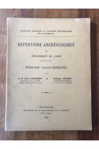 Répertoire archéologique du département de l'Aude