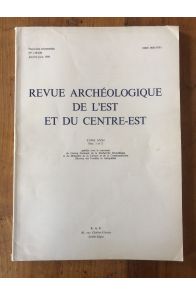 Revue archéologique de l'Est et du Centre-Est 1980 Tome XXXI Fasc 1 et 2