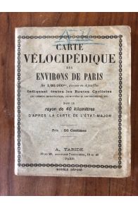 Carte vélocipédique des environs de Paris