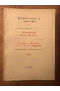 Théâtre complet, tome IV