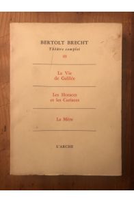 Théâtre complet, Tome III