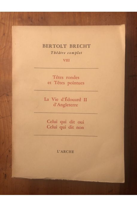 Théatre complet, Tome VIII