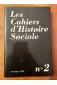 Les cahiers d'Histoire Sociale Numéro 2