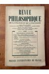 Revue philosophique de la France et de l'Etranger Janvier-Mars 1957