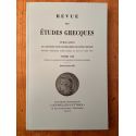 Revue des études grecques Janvier-Juin 2013, Tome 126