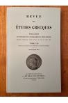 Revue des études grecques Janvier-Juin 2013, Tome 126