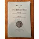 Revue des études grecques Janvier-Juin 2011, Tome 124