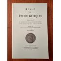 Revue des études grecques Janvier-Juin 2008, Tome 121