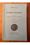 Revue des études grecques Juillet-Décembre 1997, Tome 110