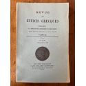 Revue des études grecques Janvier-Juin 1989, Tome CII