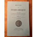 Revue des études grecques Janvier-Juin 1998, Tome 111