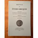 Revue des études grecques Janvier-Juin 2015, Tome 128