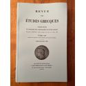 Revue des études grecques Juillet-Décembre 2016, Tome 129