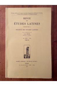 Revue des études latines 1990 Tome 68