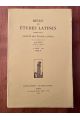 Revue des études latines 1996 Tome 74