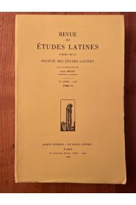 Revue des études latines 1997 Tome 75