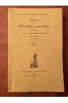 Revue des études latines 1995 Tome 73