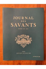 Journal des savants Janvier-Juin 2006
