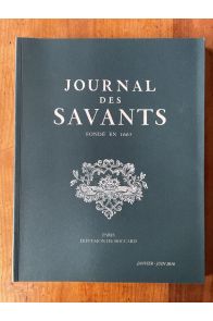 Journal des savants Janvier-Juin 2016