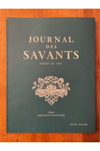 Journal des savants Janvier-Juin 2010