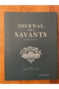 Journal des savants Janvier-Juin 2017