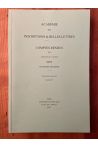 Comptes rendus de l'Académie des Inscriptions et Belles-Lettres Novembre-Décembre 2017