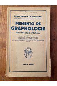 Memento de Graphologie