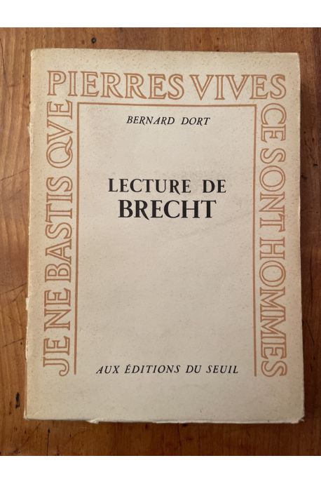 Lecture de Brecht