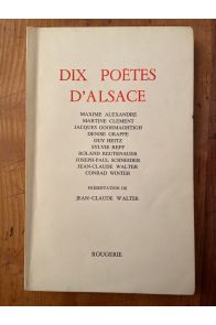 Dix poètes d'Alsace