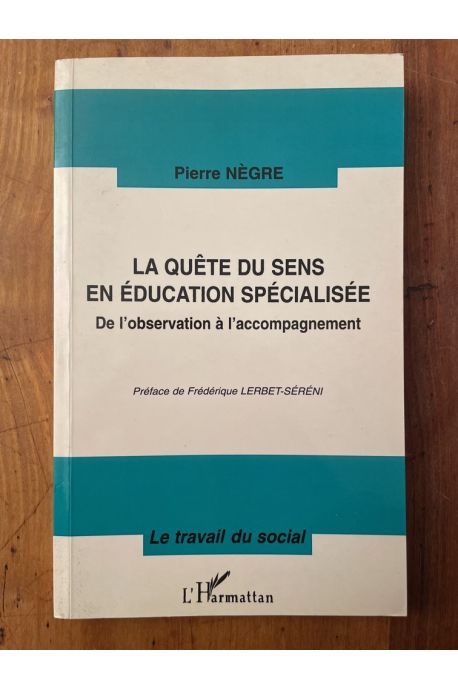 La quête du sens en éducation spécialisée - de l'observation à l'accompagnement