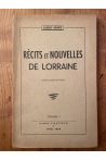 Récits et nouvelles de Lorraine, tome 1