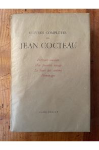 Oeuvres complètes de Jean Cocteau Volume XI