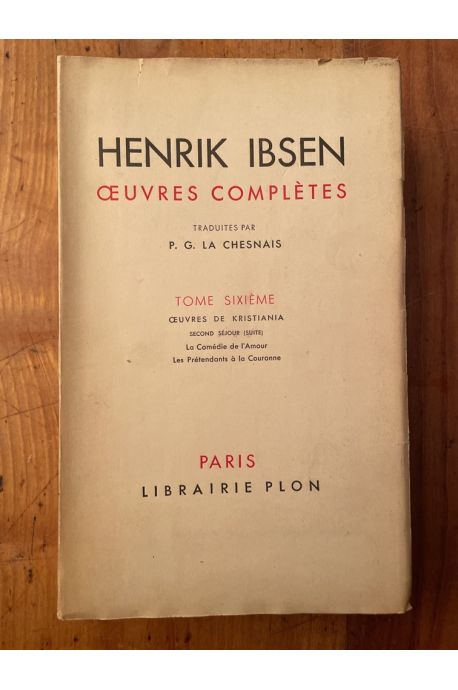 Oeuvres complètes d'Erik Ibsen Tome VI, Oeuvres de Kristiania second séjour (suite)