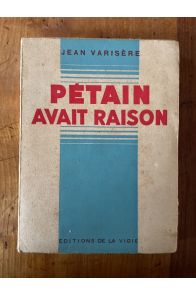 Pétain avait raison