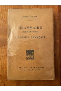 Grammaire élémentaire de l'ancien français