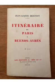 Itinéraire de Paris à buenos Aires