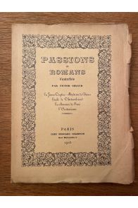 Passions et romans d'autrefois